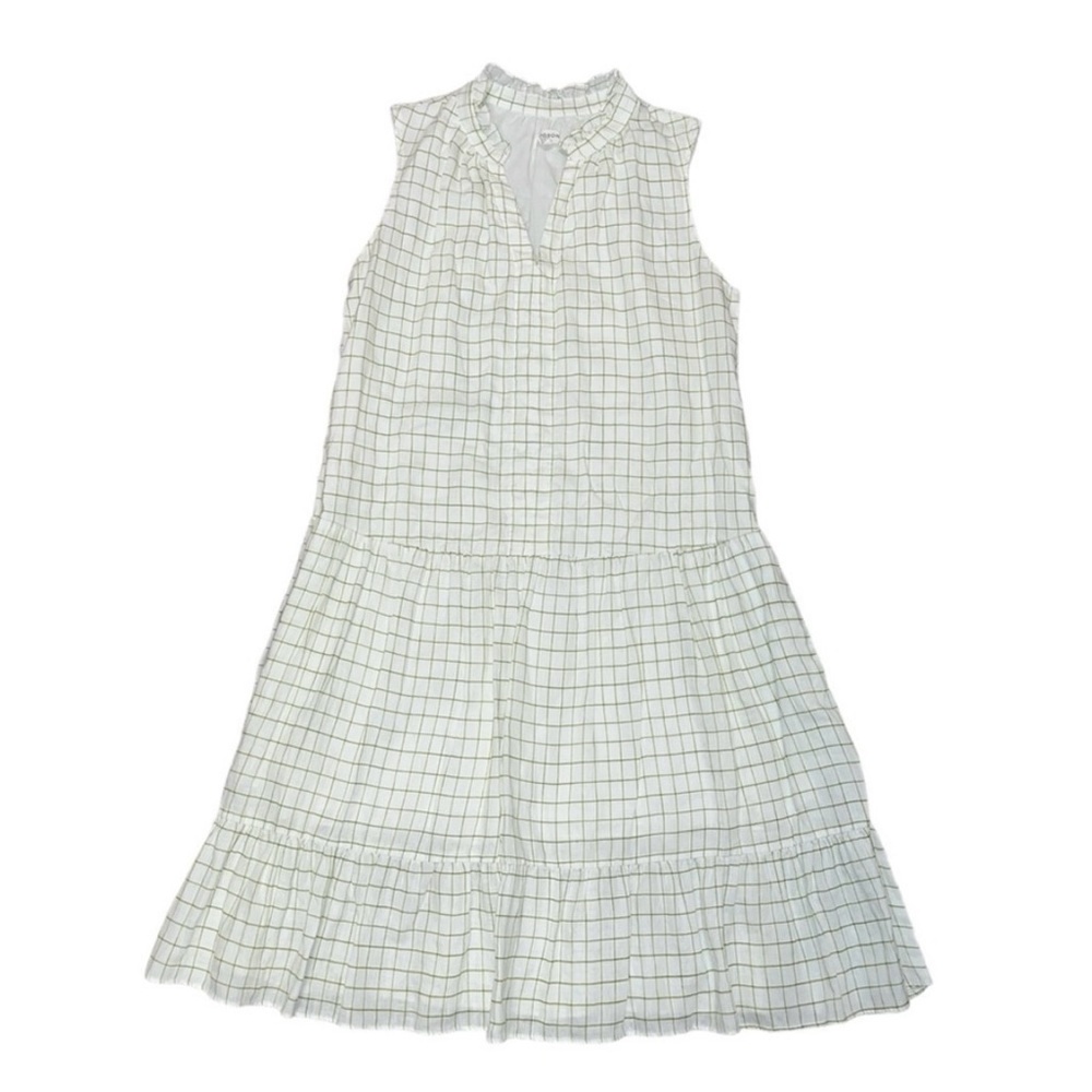 Hudson North The Picnic Linen Tier Dress - size XL